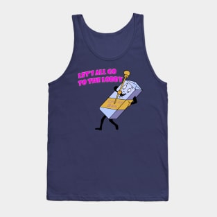 Let's all go to the Lobby candy bar Tank Top